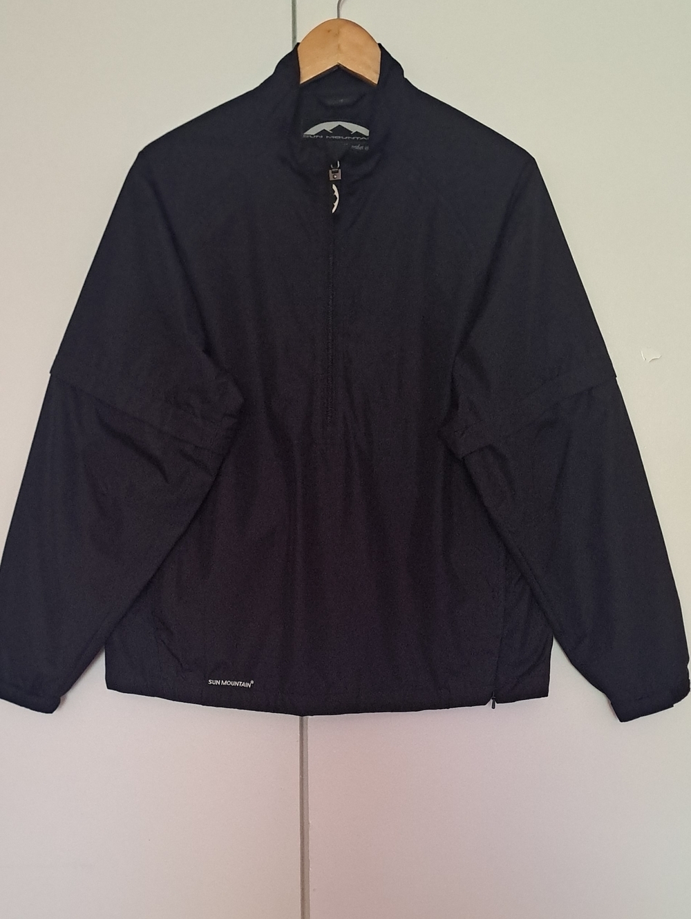 Sun Mountain Black Windbreaker Jacket